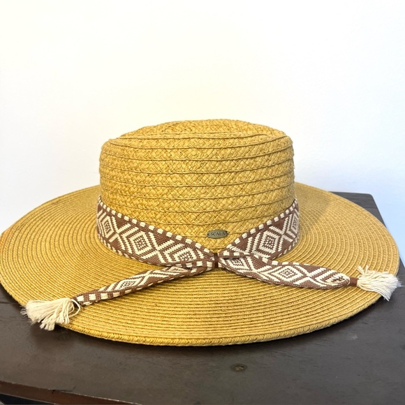 SCALA wide brim straw hat - Picture 1 of 4